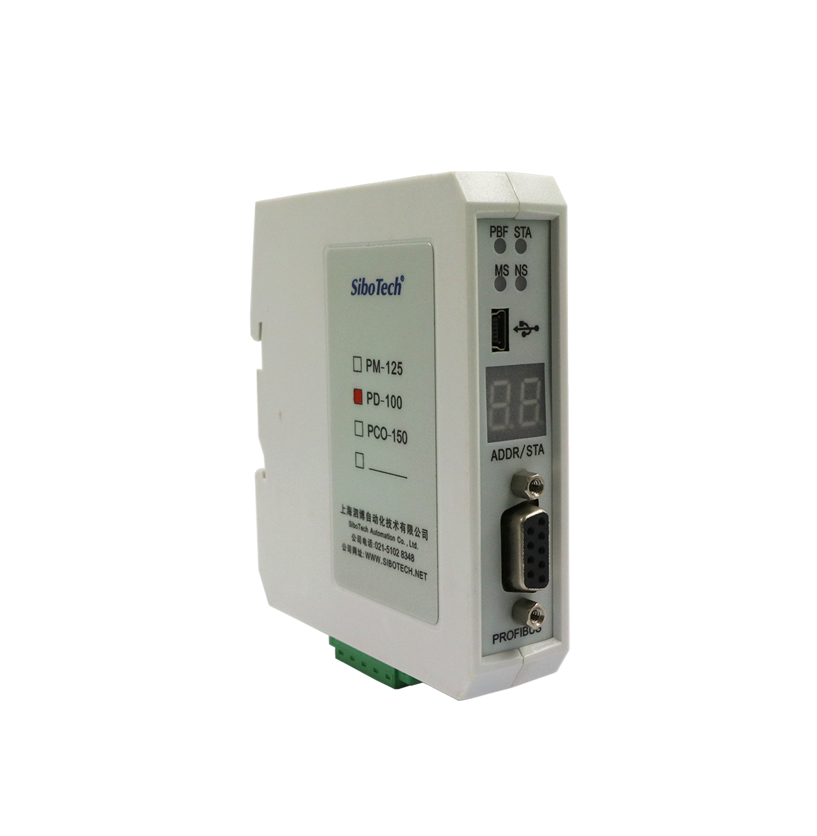 DeviceNet（主）/PROFIBUS DP（從）網關 PD-100