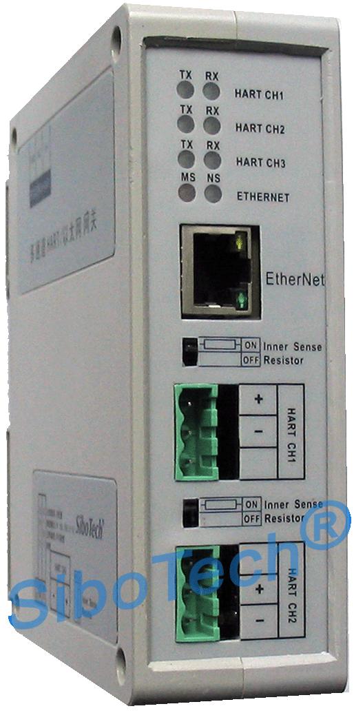 3-channel HART / Modbus TCP Gateway